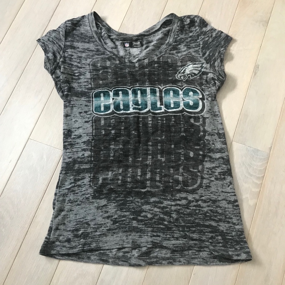 Eagles t-Shirt NFL Apparel Women’s Fitted Sz Med